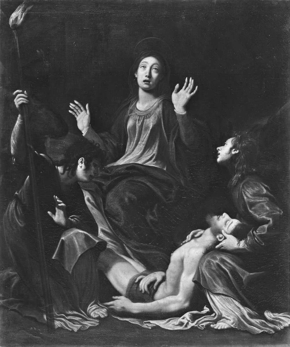 Pietà e angeli - Galleria Pallavicini, Roma